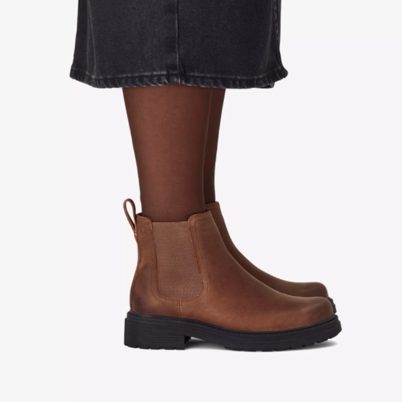 Clarks Orinoco 2 Lane Chelsea Boot - Brown Snuff Size 9 - Picture 2 of 5